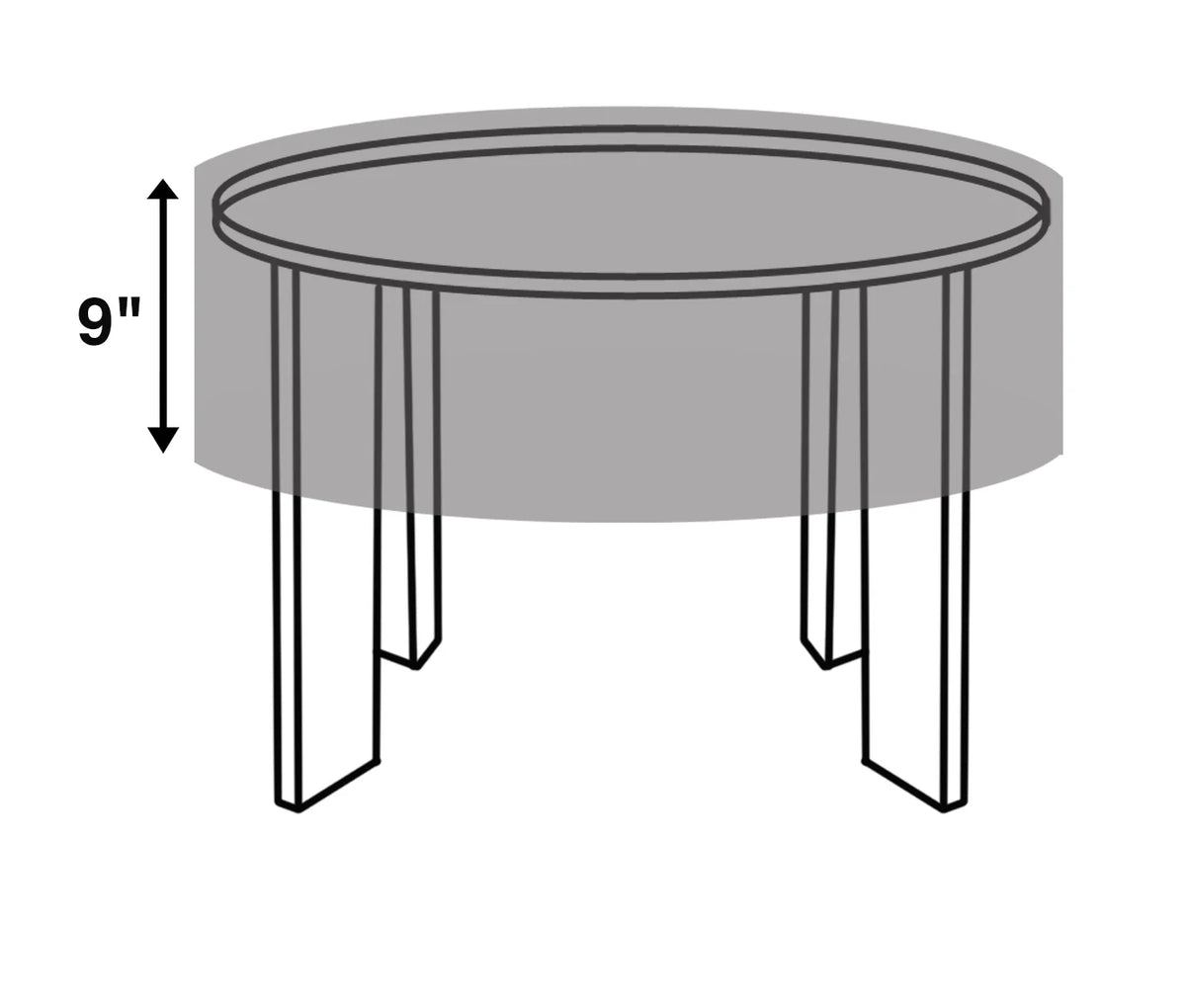 Round standard drop